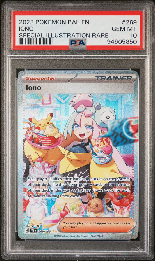 Iono - Special Illustration Rare - Paldea Evolved - PSA 10